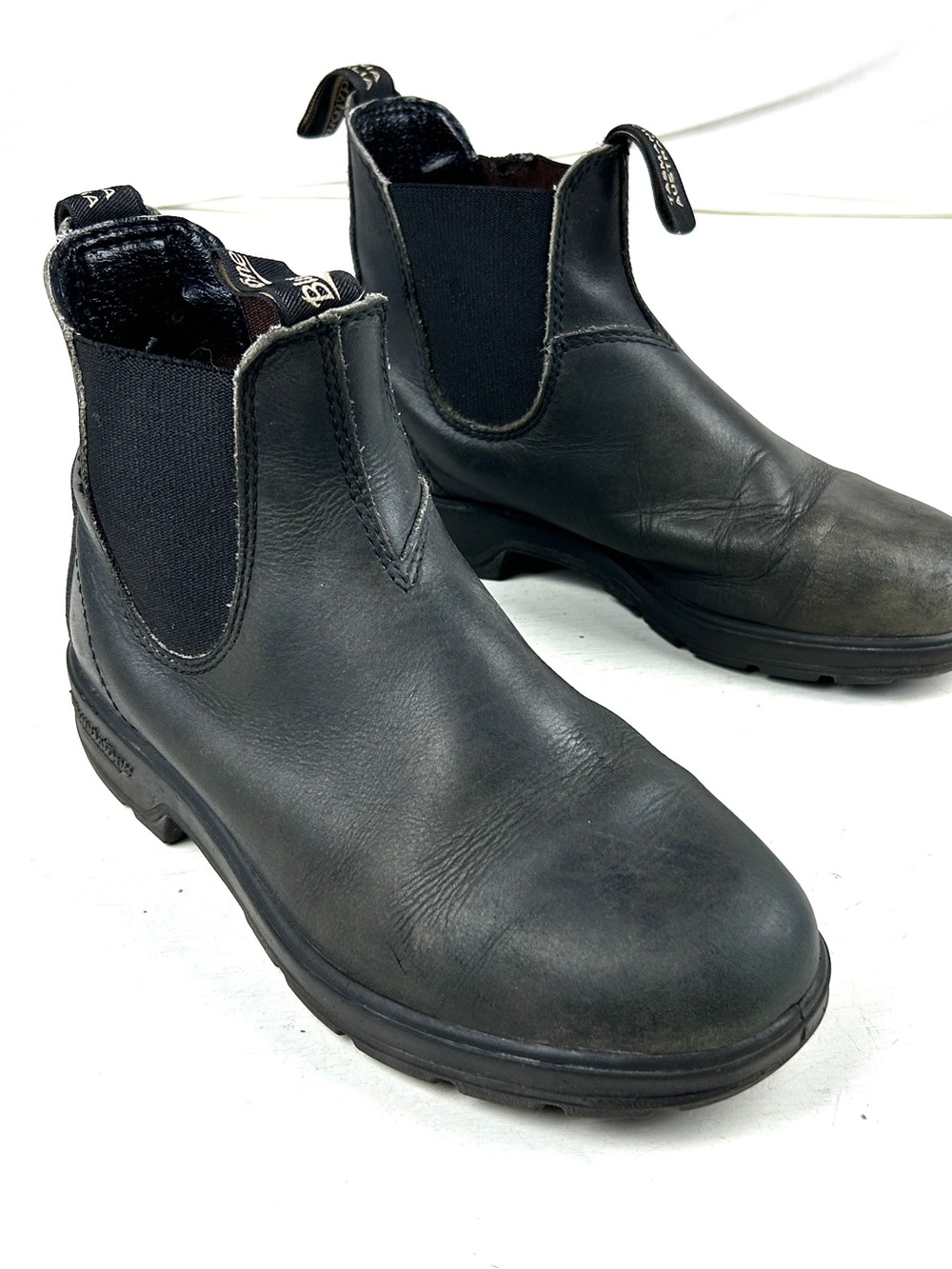 Blundstone Boots Size 8 US Womens AUS Sz 5 Black Leather Chelsea Ankle